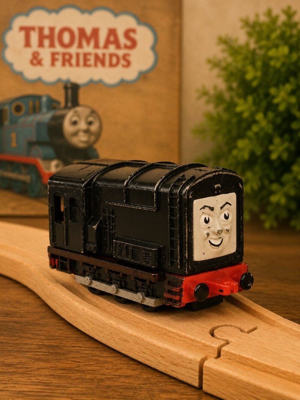 Vintage 1990 ERTL Thomas & Friends Diesel Diecast Metal Train